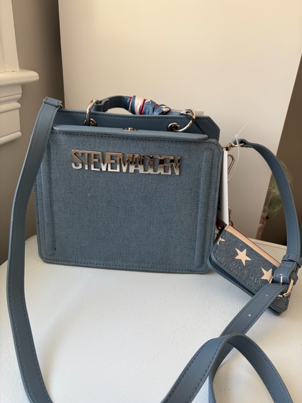 Steve Madden 4th of July Denim Bag